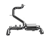 3.5" ULTRA Abgasanlage - Scirocco R - Endrohr Typ 1 - 101mm scharf geschnitten - 15° abgeschrägt