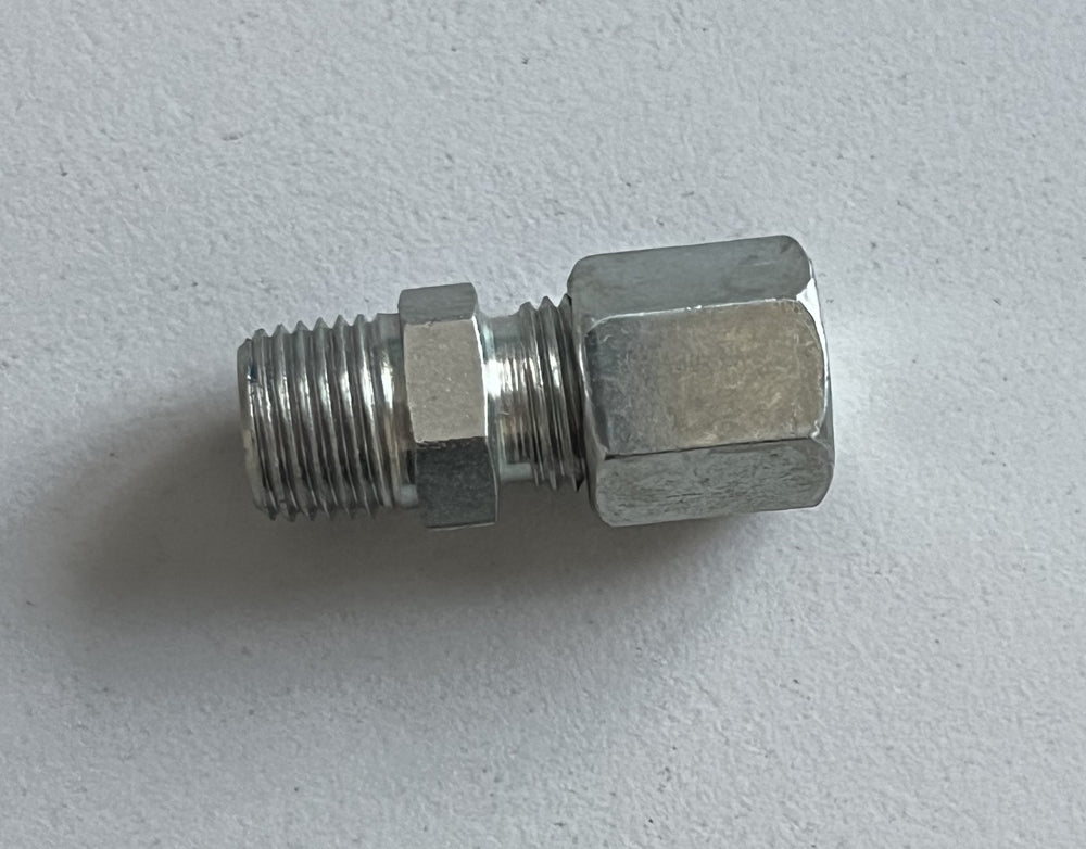 Schraubanschluß 10x1 konisch auf 10x1 zylindrisch