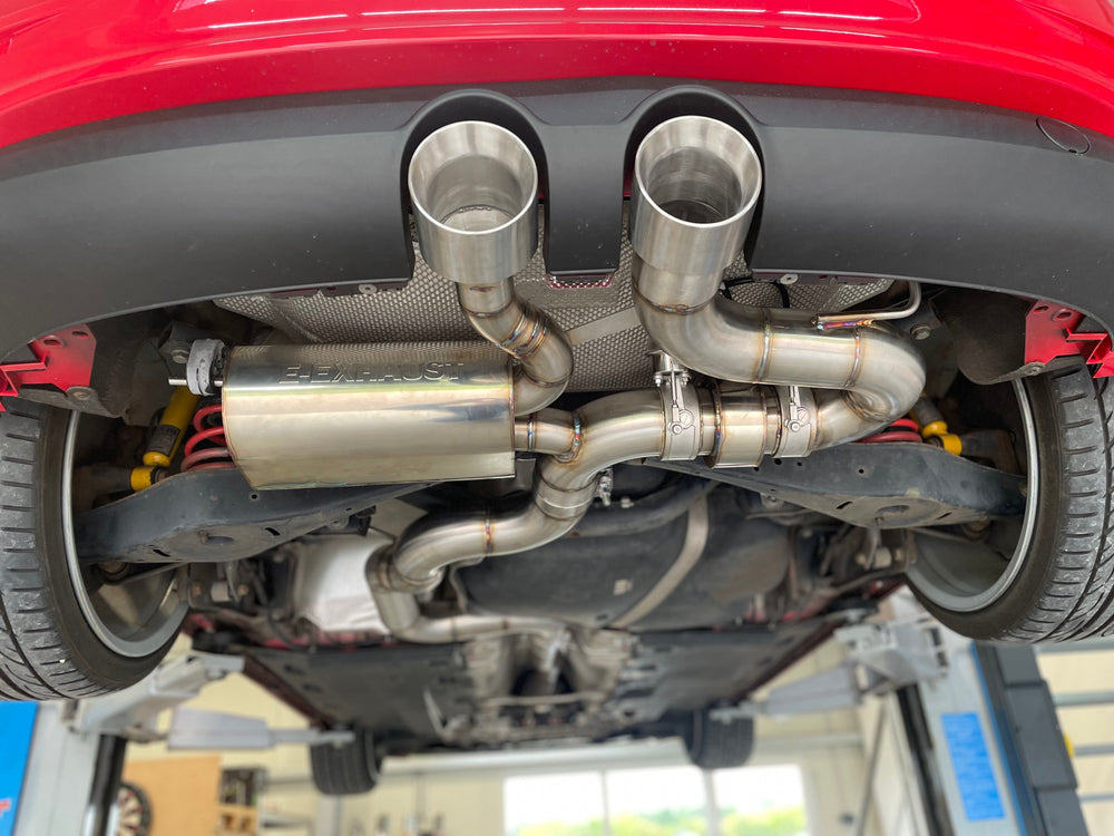Silence 3.5 - Golf 5 GTI - R32 Style - Endrohr Typ 4 - 101mm - mit Einsatz - 15° abgeschrägt