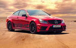 Mercedes C63 S204 - Fächerkrümmer (R/L) mit 2x Sportkatalysatoren 250-Zeller (R/L) inkl. Nachkatersatzrohre