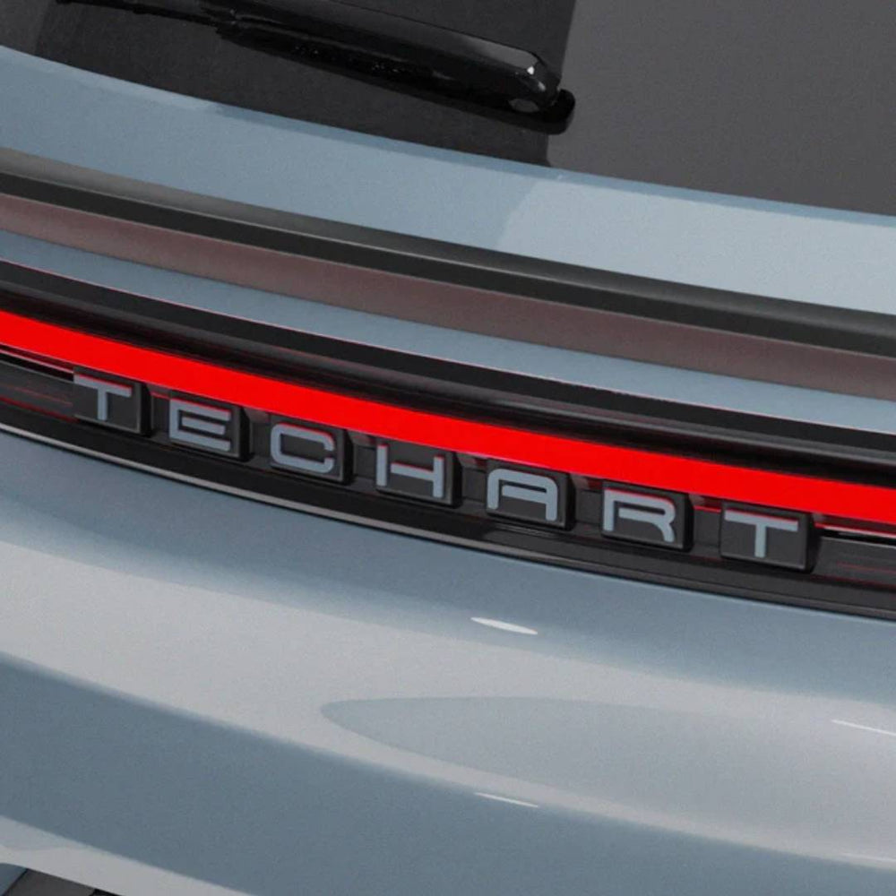 TECHART Heckschriftzug für E 3.2 - Silber