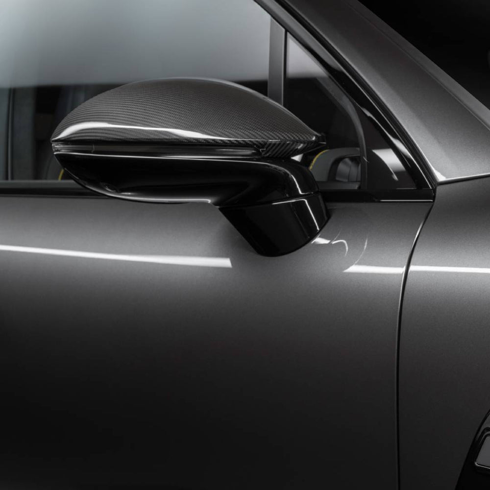 TECHART Carbon Außenspiegel Zierblenden für E3 Cayenne - Carbon glänzend