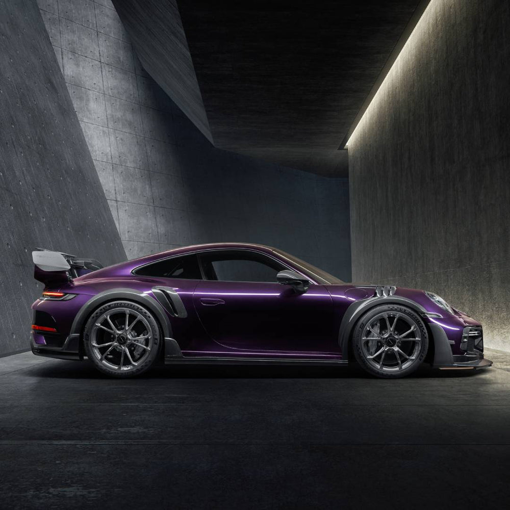 TECHART High Quality Wallprint 100×70 cm GT Street R Flyweight Purple/Carbon