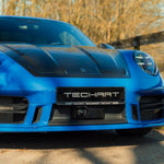 TECHART Hauben Wappen - Cayman (718) / Schwarz matt