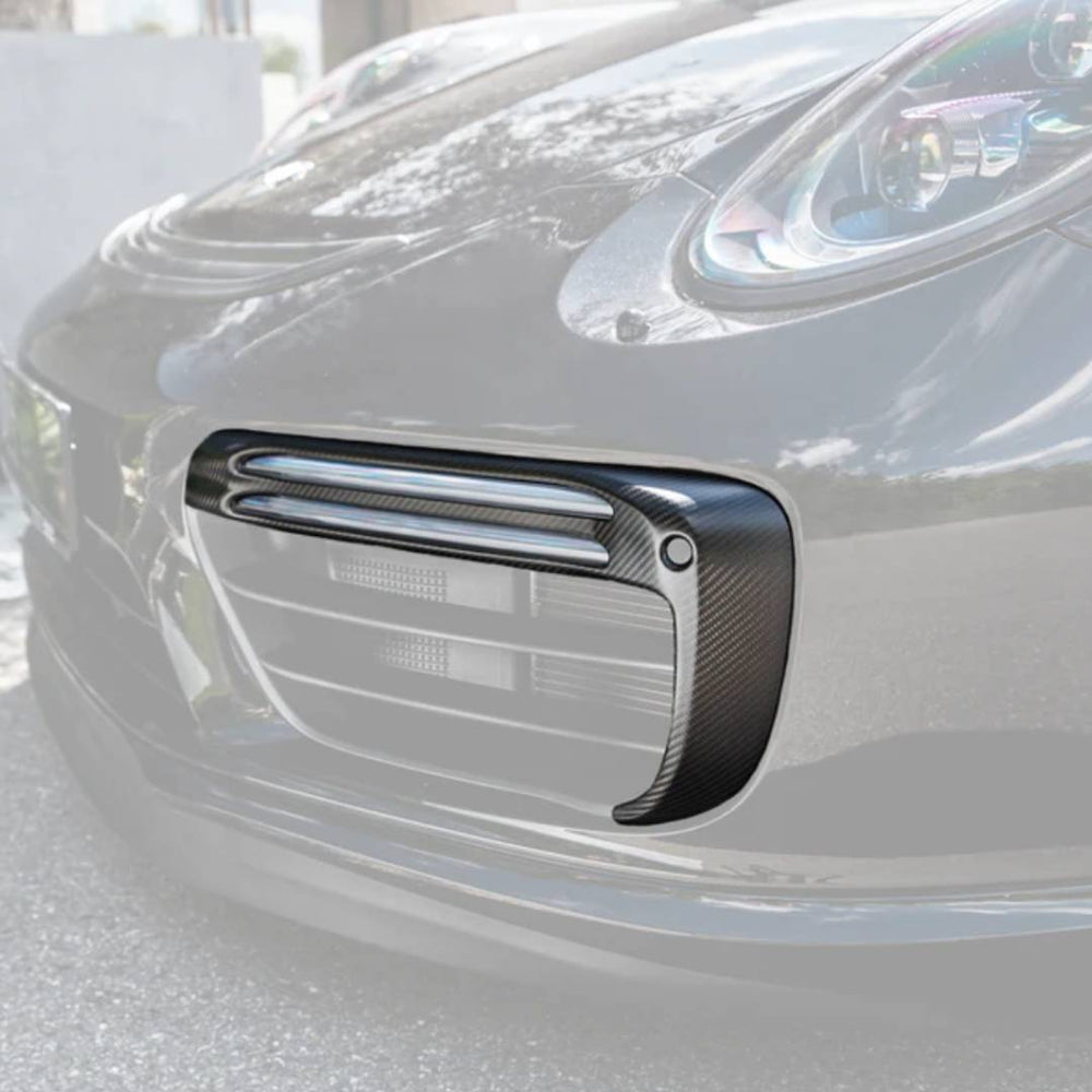 TECHART Frontspoiler Airblades für 991.2 Turbo / S ab MJ 17 - Matt