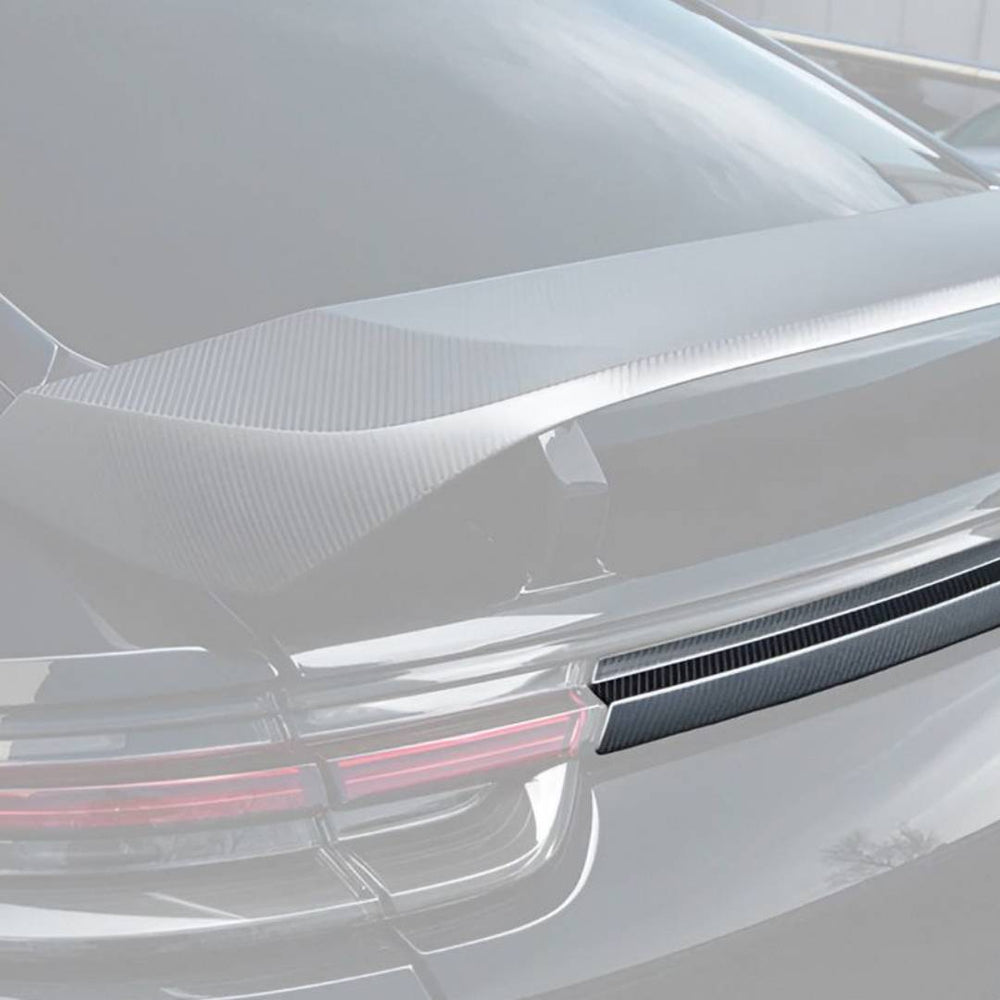 TECHART Heckblende Carbon für 971 Panamera - Carbon glänzend