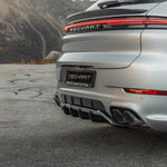 TECHART Heckdifusor "Four Fast Fins" (E3.2 SportDesign) - Carbon matt