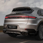 TECHART Endrohr Kit Titan mit Carbon Zierblende (E3)