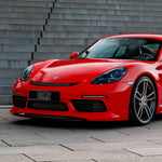 TECHART Frontspoiler I für 718 Boxster / Cayman - GTS / mit SportDesign / Carbon glänzend