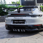 TECHART Diffusoraufsatz für Heckschürze für 992.1 Carrera - ohne SportDesign Paket