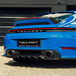 TECHART Heckspoiler III für 992.2 - Carbon / GT3 / Sichtcarbon Lackierfähig