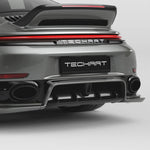 TECHART Heckschriftzug für 992.2 - Schwarz
