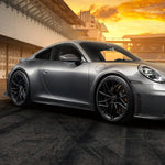 TECHART Carbon Seitenschweller für 992.1./2 GT3 - Carbon matt "TECHART" Schriftzug
