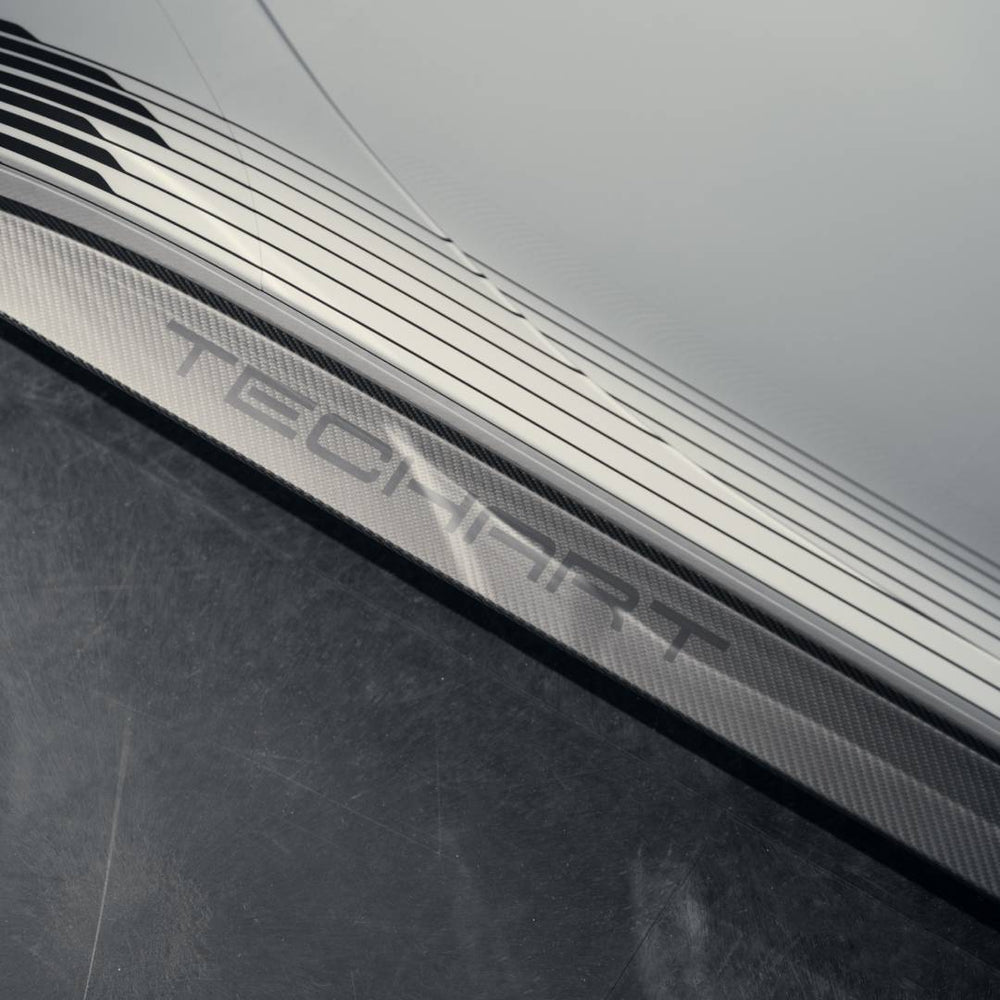 TECHART Carbon Seitenschweller für 992.2 Carrera/S/T/GTS/Targa - Carbon matt "TECHART" Schriftzug