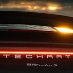 TECHART Heckschriftzug für 992.1 - Silber