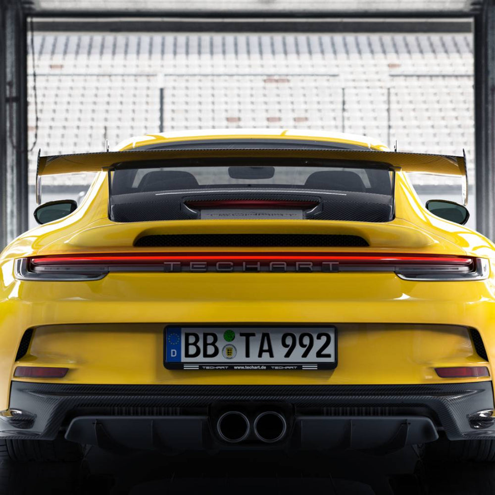 TECHART Heckschriftzug für 992.1 - Schwarz
