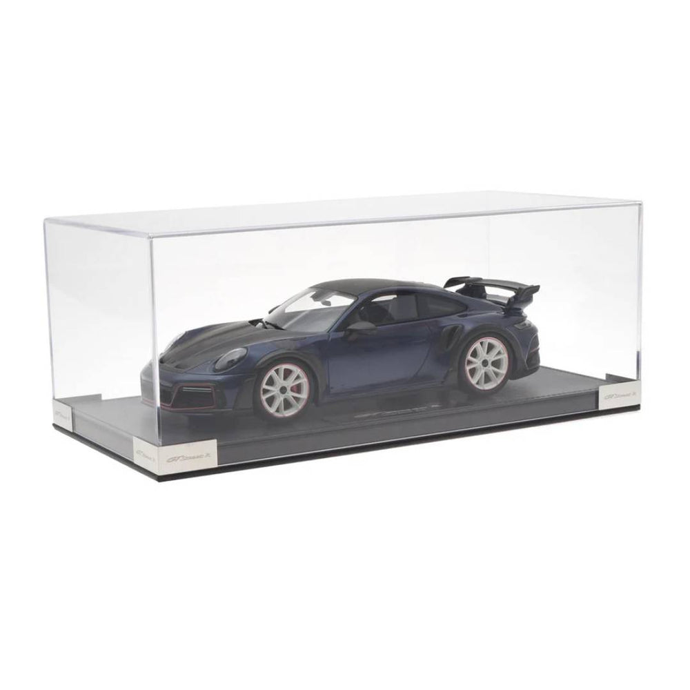 TECHART 1:18 Sammlermodell GTstreet R auf Basis 911 Turbo S (992) - Gentian Blau