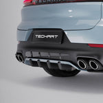TECHART Heckdifusor "Four Fast Fins" (E3.2 SportDesign) - Lackierfähig