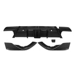 SOOQOO Heckdiffusor Carbon passend für BMW X6 (F96/F96 Facelift)
