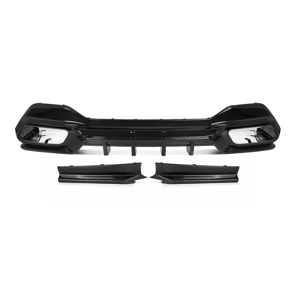 SOOQOO Heckdiffusor Carbon passend für BMW 8er (G16)