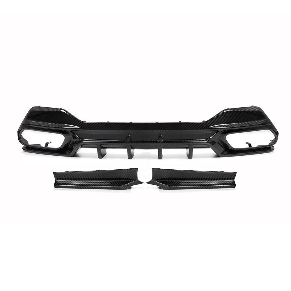 SOOQOO Heckdiffusor Carbon passend für BMW 8er (G14 G15)