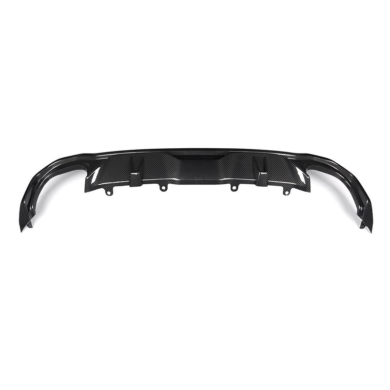 SOOQOO Heckdiffusor Doppelrohr-Version Carbon passend für BMW 4er (G26)