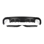 SOOQOO Heckdiffusor Doppelrohr-Version Carbon passend für BMW 4er (G26)