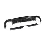 SOOQOO Heckdiffusor Doppelrohr-Version Carbon passend für BMW 4er (G26)