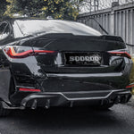 SOOQOO Heckdiffusor Carbon passend für BMW (i4/Gran Coupe)