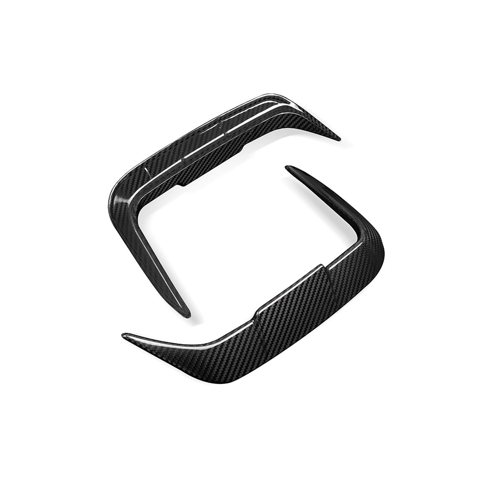SOOQOO Heck Canards Carbon passend für BMW iX3 (G08i) Facelift