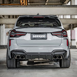 SOOQOO Heckdiffusor Carbon passend für BMW X3 M (F97)