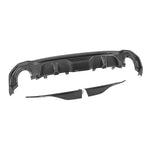 SOOQOO Heckdiffusor Einzelrohr-Version Carbon passend für BMW 4er (G26)