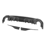 SOOQOO Heckdiffusor Einzelrohr-Version Carbon passend für BMW 4er (G26)