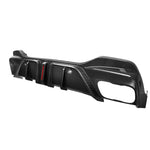 SOOQOO Heckdiffusor Carbon mit Licht passend für BMW X6 (G06/G06 Facelift)