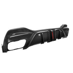 SOOQOO Heckdiffusor Carbon mit Licht passend für BMW X6 (G06/G06 Facelift)