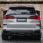 SOOQOO Heckdiffusor Carbon passend für BMW X5 (G05/G18)