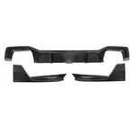 SOOQOO Heckdiffusor ohne Licht Carbon passend für BMW X4M (F98) Facelift