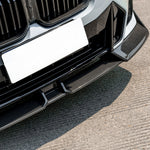 SOOQOO Frontspoiler Carbon passend für BMW X3 (G01 Facelift) iX3 (G08 Facelift) X4 (G02 Facelift)