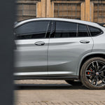SOOQOO Seitenschweller mit Flap Carbon passend für BMW iX3 (G08) X3 (G01 Facelift) X4 (G02/G02 Facelift) X3 M (F97/F97 Facelift) X4 M (F98/F98 Facelift)