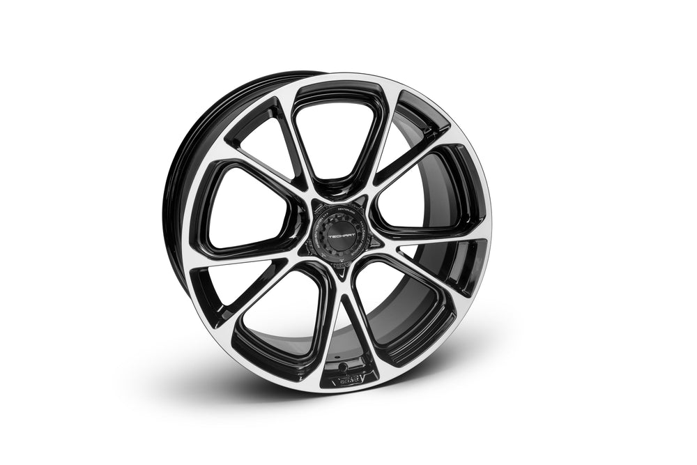 TECHART Formula VI Satz für Cayenne 9YA in 22" - Cayenne / Cayenne S / Cayenne GTS (9YA E3.1 bis MJ 2023) / 12mm Vorderachse / bis 1500Kg VA & 1600Kg HA / Schwarz hochglanz