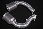 Porsche Cayenne Turbo GT - Satz Downpipes mit 250 Zellen Sportkat ECU Programmierung kann erforderlich sein Bei Änderungen oder Programmierungen der ECU (Motorsteuergerät) empfehlen wir, aus Garantie- und Gewährleistungsgründen vorab den jeweiligen…