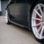 SOOQOO Seitenschweller mit Flaps Carbon passend für BMW M5 (G90/G99)
