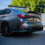 SOOQOO Heckdiffusor Set V2 Carbon passend für BMW M4 (G82/G83)