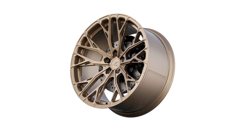 Z-Performance ZP7.1 FLOWFORGED 8.5x19 ET45 - Champagne nuggets (ZP718519510845634CNXX)