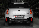 Sportauspuff für Mini John Cooper Works U25 / Countryman, U25 - Keiner / Absorptions Mittelschalldämpfer / Racing Sportschalldämpfer, mittig / Endrohr-Set (4-teilig), Carbon