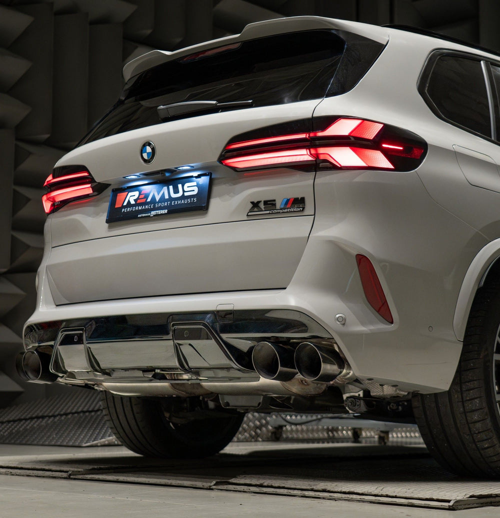 Sportauspuff System für BMW X5M F95 LCI - Keiner / OPT GT Endrohr-Set (4-teilig), schwarz lackiert (1-083025-1000-12)