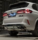Sportauspuff System für BMW X5M F95 LCI - Keiner / OPT GT Endrohr-Set (4-teilig), Titan gebürstet