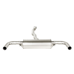OPF-Back Sportauspuff System für Mini Cooper S F54 - Keiner / Endrohr-Set, Ø 102 mm , schräg, Black Chrome (1-752519-1000-15)