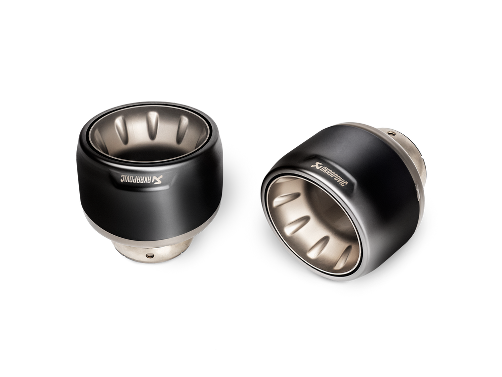 TP-T/S/28 Tail pipe set (Titanium) - Black - Porsche Boxster GTS 4.0