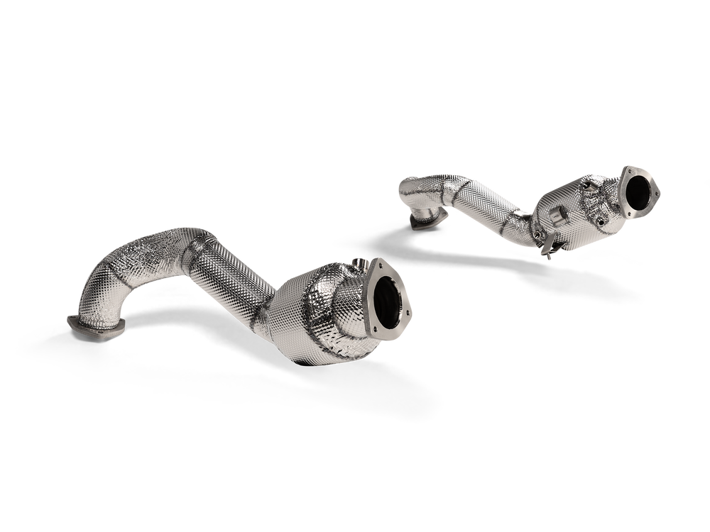 L-PO/T/17 Link Pipe Set (Titanium) - Porsche 718 Cayman GT4 RS